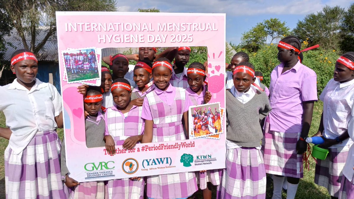 KIWN partnership with YAWI at NAKA primary school at NAKURU county during international menstrual day