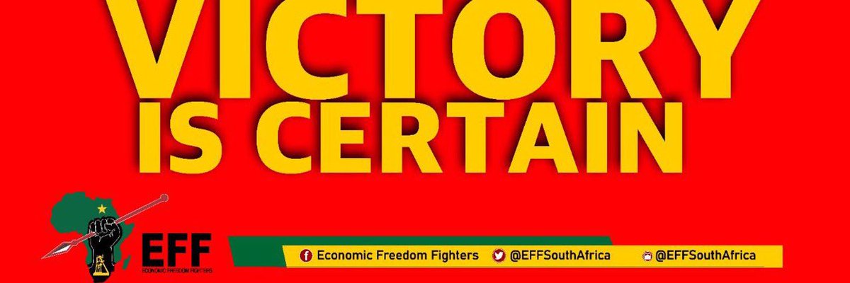 Welldone Fighters, you’ve put a good fight at Ward 16 (Koppies Kwakwatsi) Ngwathe in Fezile Dabi

ANC 47% (62%) 
EFF 35% (18%) 

This shows that there’s an Active Ward with over 200 Members! 🙌🏾 #EFFTurns12 ❤️🖤💚