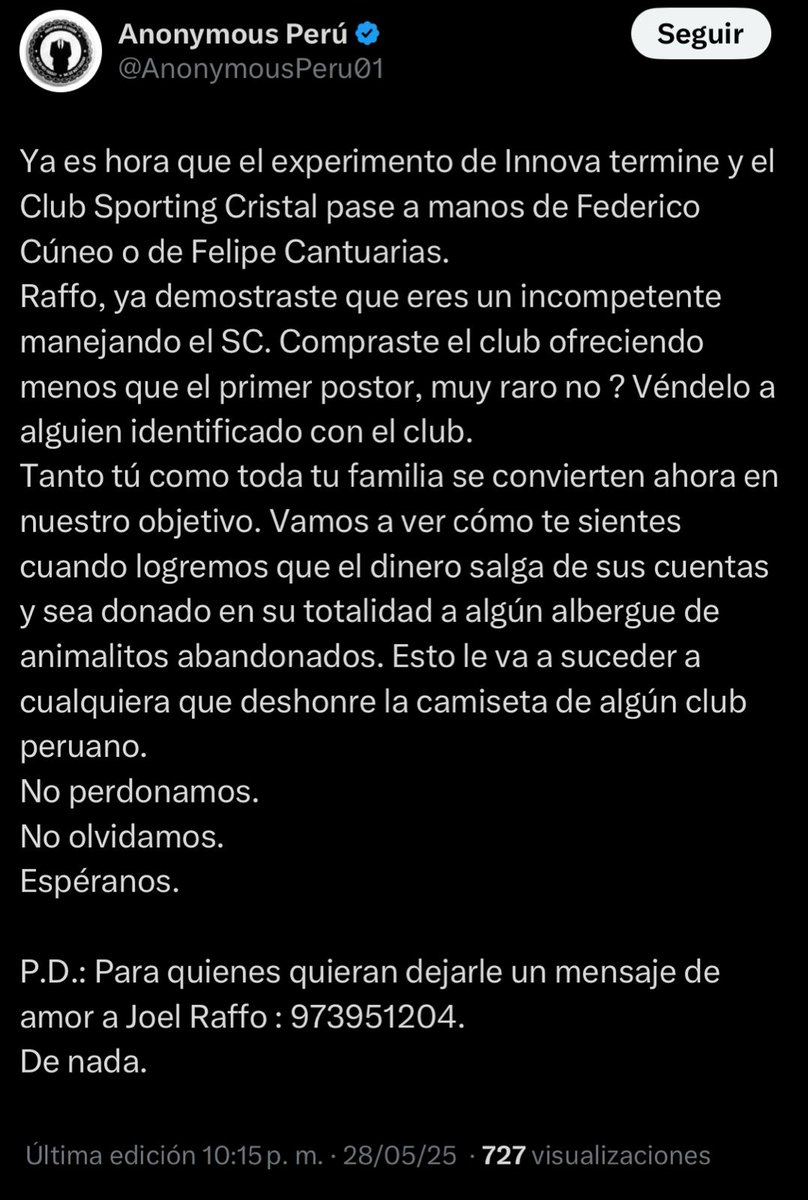 19SCes's tweet image. Raffu solito se lo buscó