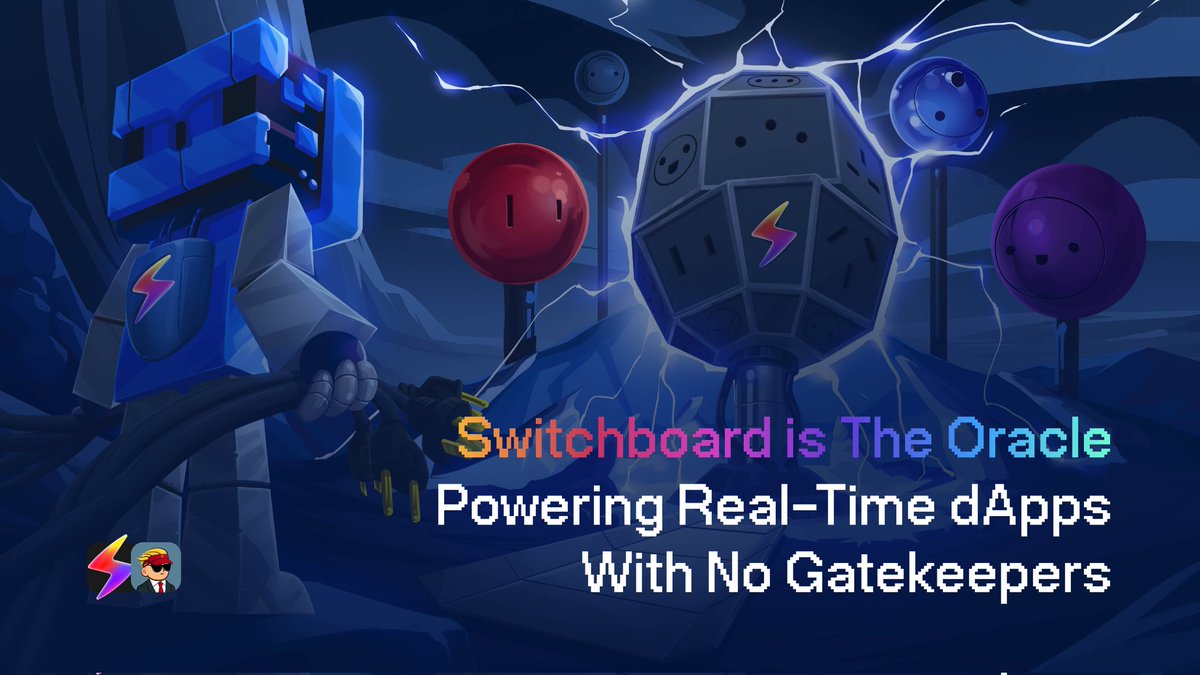 web3dothan's tweet image. Blockchains are inherently self-contained systems.
They cannot directly access external data.

But real-world applications, like lending markets &amp;amp; synthetic assets to gaming &amp;amp; AI, NEEDS RELIABLE OFF-CHAIN INPUTS.

This is where oracles come in.

A 🧵.
@switchboardxyz #Switchboard