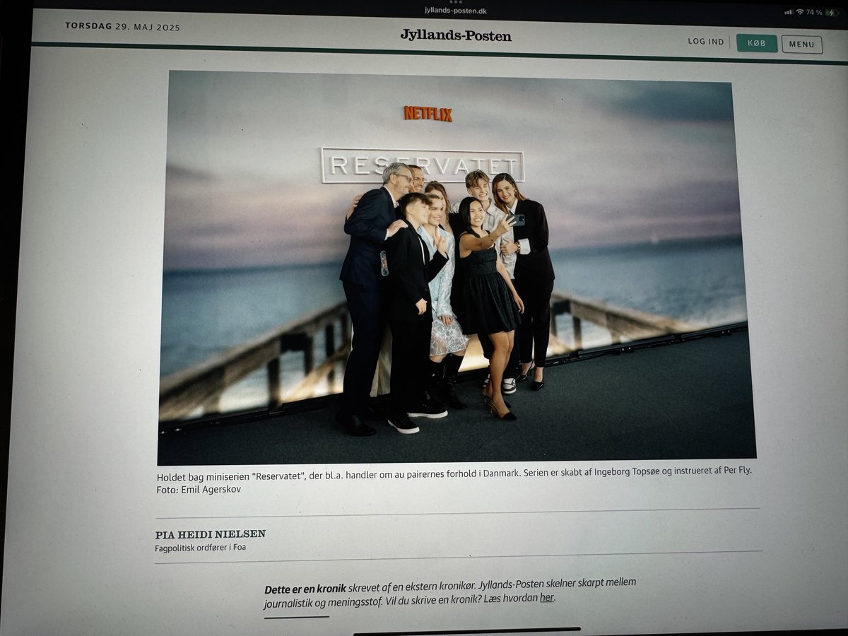 Pia Heidi Nielsen (@kostogservice) on Twitter photo "Reservatet" minder os om, at vi bør ændre au pair- til en familiehjælperordning. Både <a href="/mattiastesfaye/">Mattias Tesfaye</a> og <a href="/KaareDybvad/">Kaare Dybvad</a> har varslet bedre vilkår for au pairs. Men endnu er intet sket. Om det har jeg et indlæg i <a href="/jyllandsposten/">Jyllands-Posten</a> i dag. Link i 1. kommentar👇 #dkpol #kompoldk #arbejde "Reservatet" minder os om, at vi bør ændre au pair- til en familiehjælperordning. Både <a href="/mattiastesfaye/">Mattias Tesfaye</a> og <a href="/KaareDybvad/">Kaare Dybvad</a> har varslet bedre vilkår for au pairs. Men endnu er intet sket. Om det har jeg et indlæg i <a href="/jyllandsposten/">Jyllands-Posten</a> i dag. Link i 1. kommentar👇 #dkpol #kompoldk #arbejde