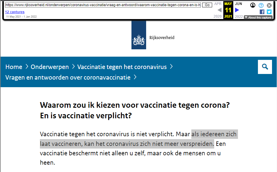 Leon1969's tweet photo. Het is Hemelvaartsdag, 2021. We zijn ruim vier maanden bezig met prikken. De vaccins beschermen nog altijd NIET tegen transmissie. Mensen die gevaccineerd worden hebben een hógere kans op covid-19.

ALLES wat RIVM hier schrijft is GELOGEN. 
Elk woord.
Elke zin. https://t.co/DCX76pjZim