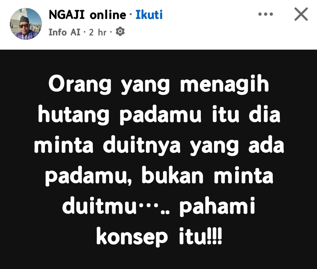 Bukan unpopular opinion sih, cuma ngingetin aja.