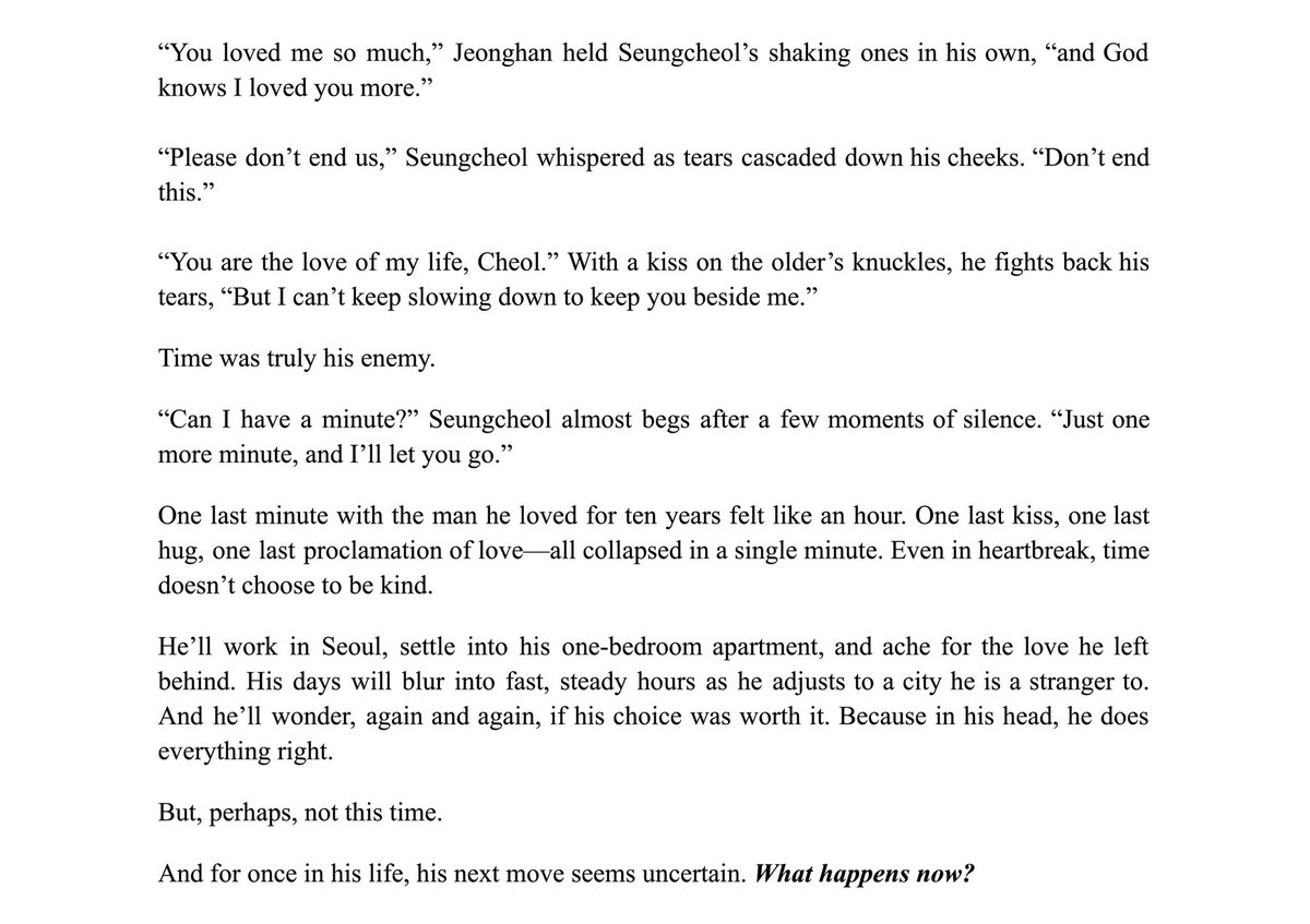 love left behind — a jeongcheol / coupjeong (svt) eng oneshot au 🖋️

after ten years together, jeonghan decides to leave. seungcheol asks for a minute more.

—

🧷: archiveofourown.org/works/65946241
🔊: bit.ly/supercut-spoti…
