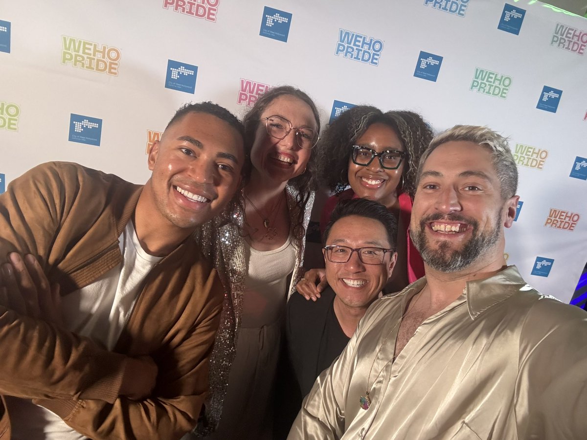 Such an amazing night at Beaches Tropicana kicking off #WeHoPride with my colleagues and friends! 🌈