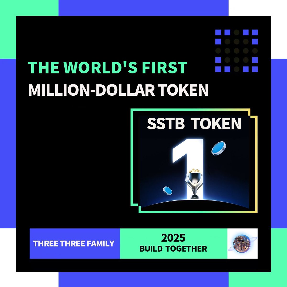 TTP_CHAIN's tweet photo. By 2025, the Three Three family aims to create the world's first million dollar token - SSTB TOKEN https://t.co/JFolREpyqd