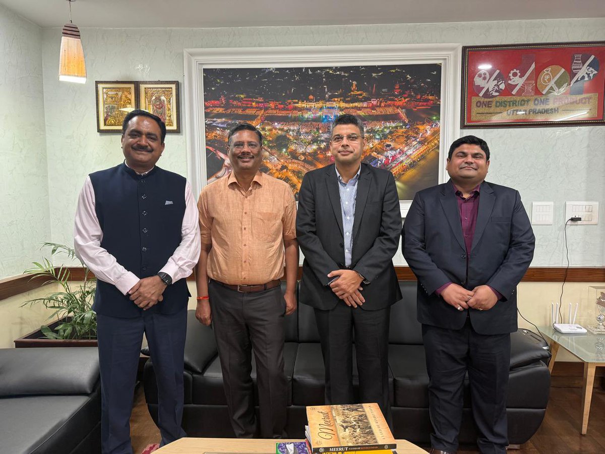 Met with Pankaj Gupta , CEO Godrej Capital and his team . Discussed about ways to enhancing credit flow to MSMEs . Godrej Capital is keen to expand its presence in UP given the dynamism and growth that they see in the industrial sector in the State. We agreed to work together for