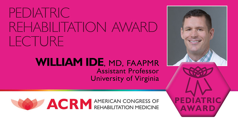 Congratulations to the Pediatric Rehabilitation Award Lectureship recipient, William W. Ide, MD, FAAPMR
Dr. Ide is the Director of Pediatric #Rehabilitation at the <a href="/UVA/">UVA</a>
Register to join Dr. Ide at #ACRM2025 ACRM.org/register
#pediatrics #physiatry #ACRM