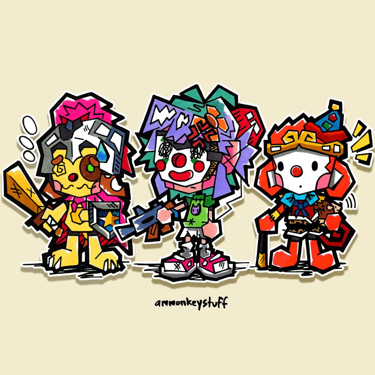 ammonkeystuff's tweet image. Guild #characterart #characterdesign #drawingideas #illustration #coverart