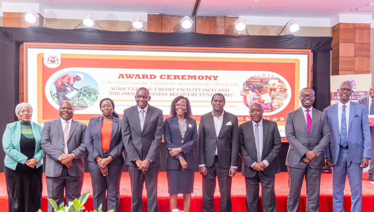 Last evening, we held an award ceremony to recognise the best Participating Financial Institutions in the Agricultural Credit Facility (ACF) and Small Business Recovery Fund (SBRF).