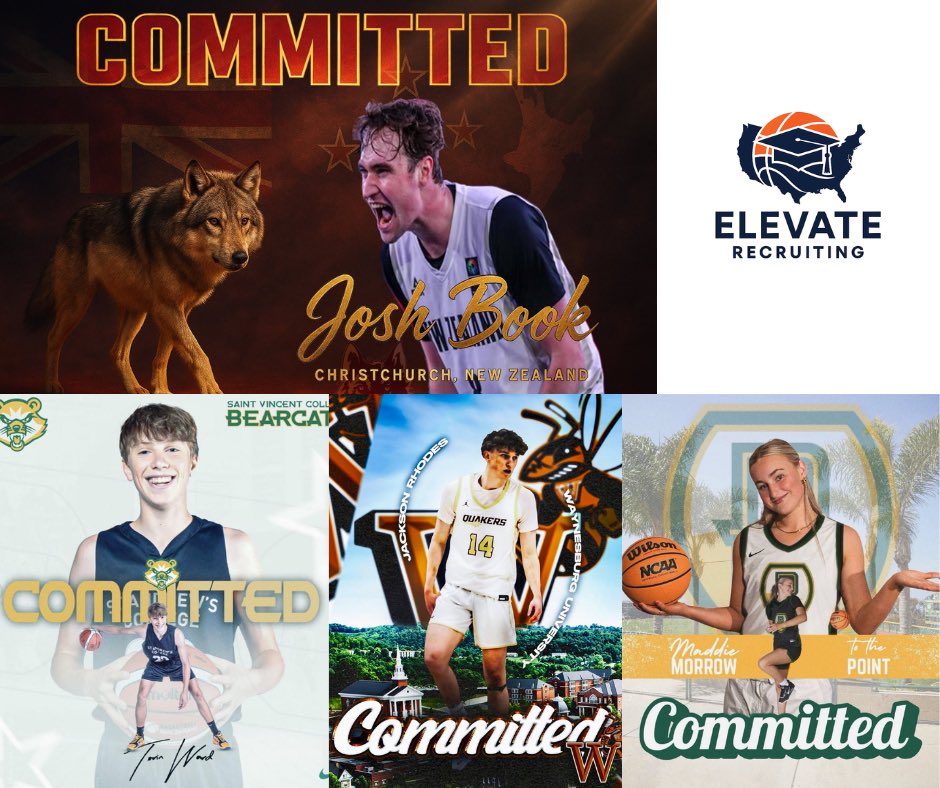 Recent Commitments from our Clients

Josh Book - Northern State University 
Torin Ward - Saint Vincent College
Jackson Rhodes - Waynesburg University
Maddie Morrow - Point Loma Nazarene University