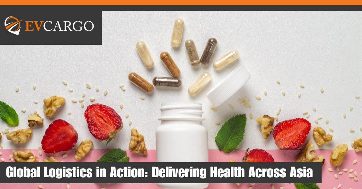 EV Cargo is proud to support the international distribution of premium health supplements from Europe to Asia, moving over 300 tons per month via air freight from Germany to Hong Kong and China. Discover: tinyurl.com/4m9b53sw #EVCargo #SupplyChain  #Asia  #Airfreight