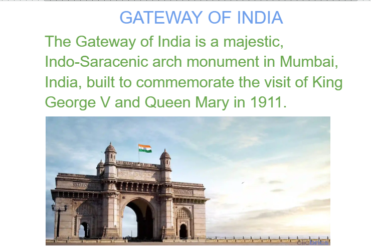 faizannansari17's tweet photo. Today I made one on the Gateway of India in Google Docs
@lfp_Tardeo @apnipathshala_ @Saipujaripra
#narayanchandraturst #learnfromprees https://t.co/pjUG1Ks9SR