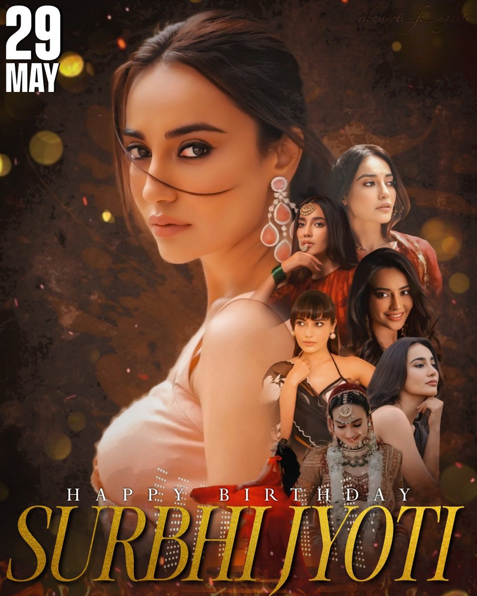 Hope to see you in a new project real soon.Lots and lots of love to you from this fan, queenie😘
#SurbhiJyoti #HappyBirthdaySurbhiJyoti