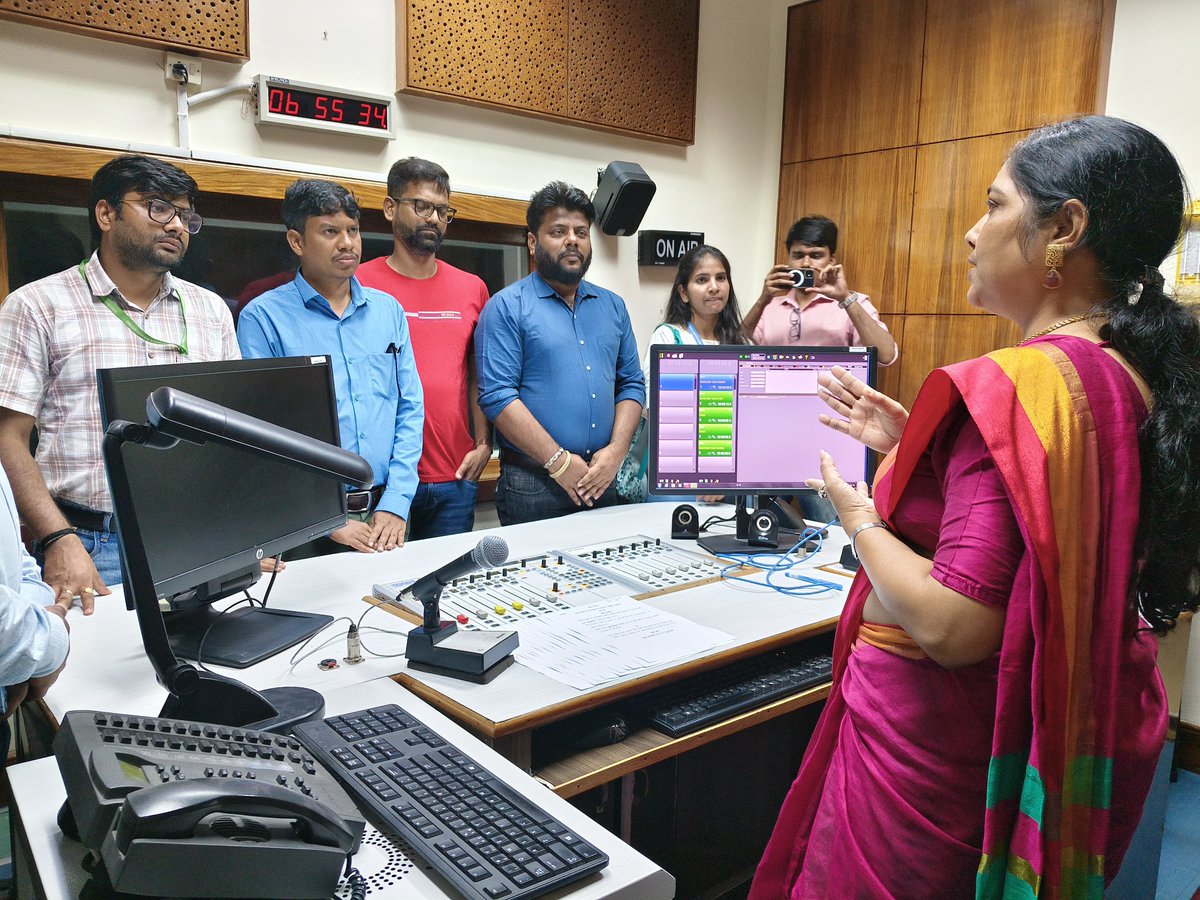 OTs visited <a href="/airnews_pb/">Akashvani News, Sri Vijaya Puram, A&N Islands 🇮🇳</a> and understood how the Regional News Unit connects with local communities in Islands sharing important updates, local stories, and national news that impact everyday lives. #BharatDarshan
