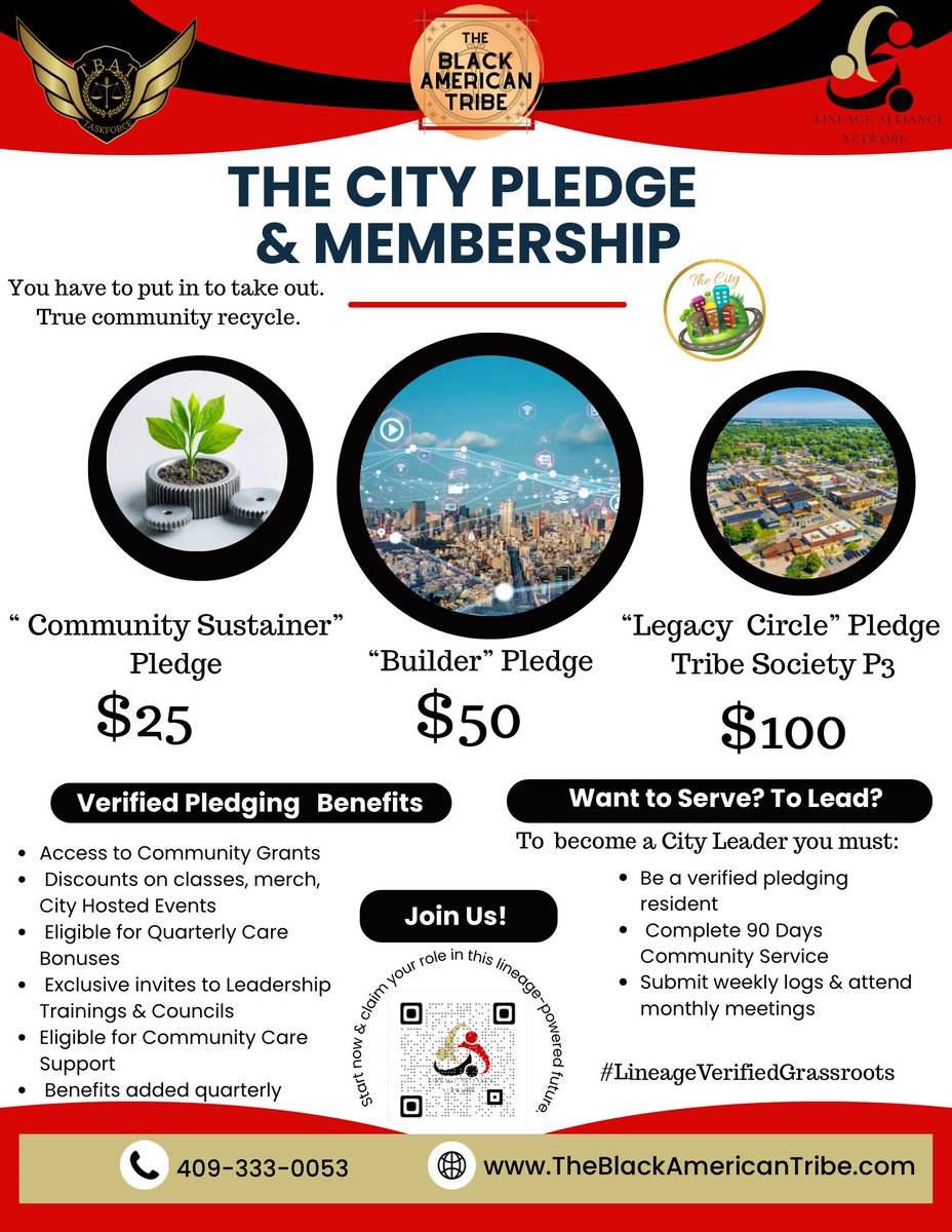 only1showers's tweet image. All service in The City is documented.

From Front Desk hours to City Tours, our people aren’t just volunteering, they’re contributing to a recorded legacy.

This is community accountability, not performative labor.

#PledgeToday
theblackamericantribe.com