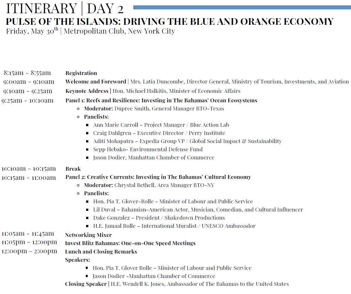 Honored to speak at the Bahamas Business &amp; Investment Forum in NYC which starts tomorrow! Biochar can boost climate resilience, restore ecosystems, and unlock jobs by turning local waste into value, from mangroves to carbon markets and storm, ready infrastructure. This is going