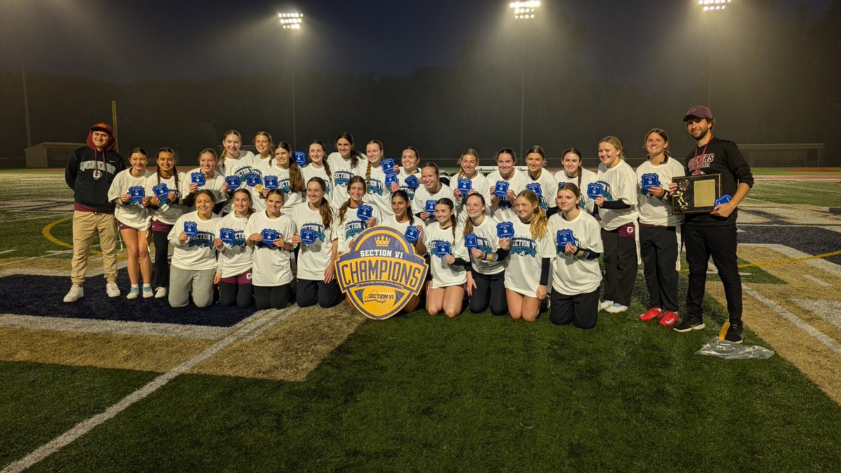 Orchard Park Flag Football wins their first Section VI title in program history!