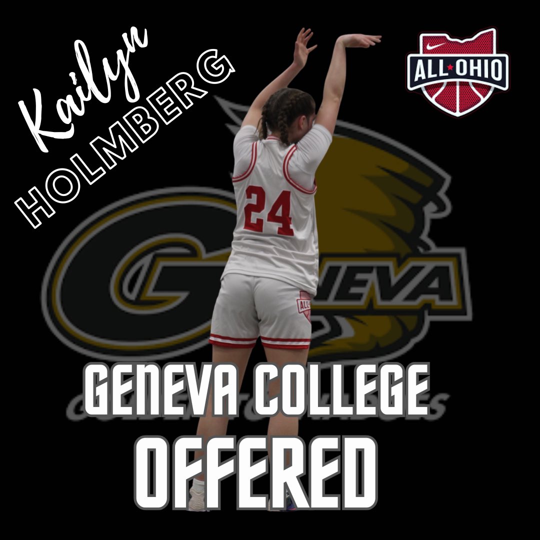 Kailyn Holmberg (@holmbergkailyn) on Twitter photo Truly grateful for an amazing visit to Geneva College! Thank you to Coach Grinder and <a href="/genevawbb/">Geneva College WBB</a> for the warm welcome and the offer to continue my academic and athletic journey at such a beautiful college.
<a href="/AllOhioGirls/">All Ohio Girls Basketball</a> <a href="/HeathGBB/">Heath Girls Basketball</a> @tbaby_inc Truly grateful for an amazing visit to Geneva College! Thank you to Coach Grinder and <a href="/genevawbb/">Geneva College WBB</a> for the warm welcome and the offer to continue my academic and athletic journey at such a beautiful college.
<a href="/AllOhioGirls/">All Ohio Girls Basketball</a> <a href="/HeathGBB/">Heath Girls Basketball</a> @tbaby_inc
