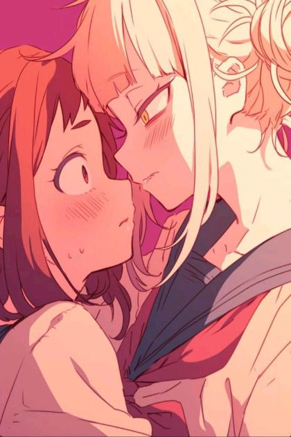 https_megs_'s tweet image. Au #TogaChako 

dónde Ocha se fija inmediatamente en una chica en el gimnacio mirándola demasiado 

o

Dónde Himiko no entiende porque la chica nueva la mira tan fijamente