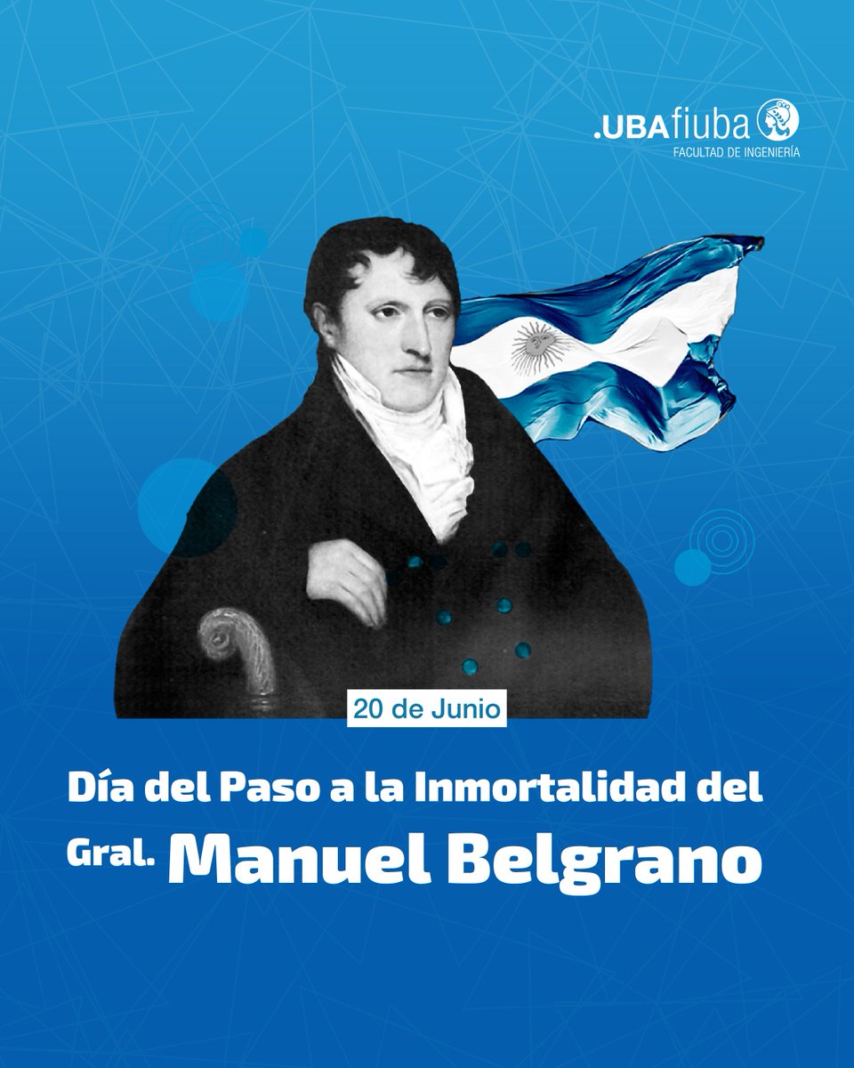 #UBA #FIUBA #Ingeniería #EducaciónPública #ManuelBelgrano #DíadelaBandera