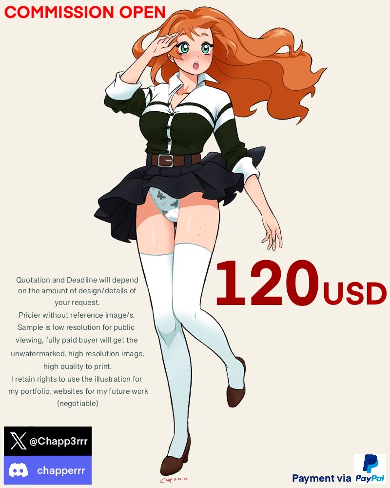 Chapp3rrr's tweet photo. Ask in comment box.
Message your commission request.
#commissionart #anime #Commission https://t.co/w3GtwrNXER