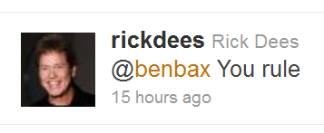 benbax's tweet photo. From March 2011, my most famous reply! 😊 https://t.co/HBi4G29ks2