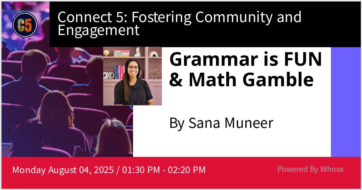 Will be presenting on GLAD strategies at the connect 5 professional development this August! So excited to be given this opportunity!