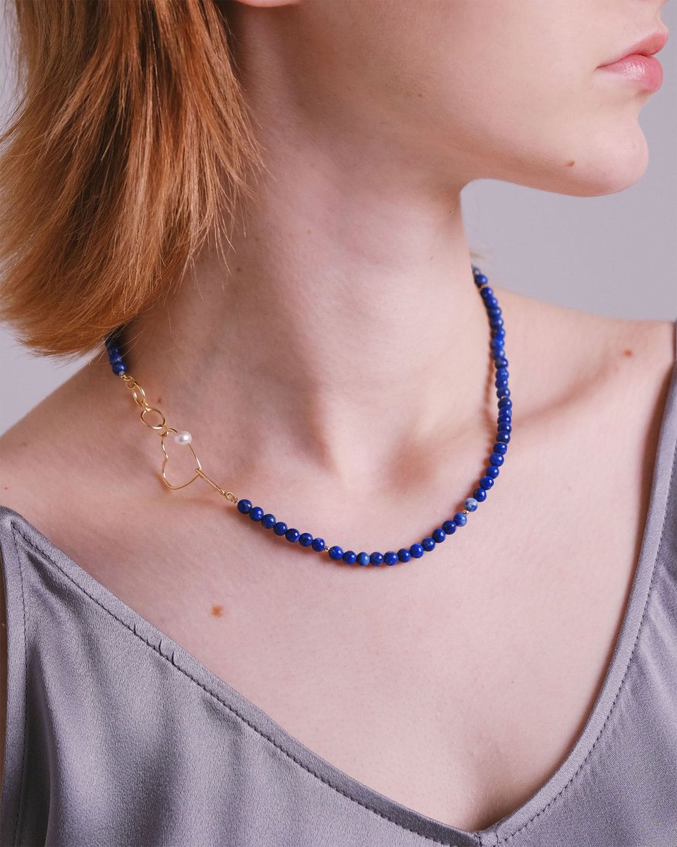 NaturaliJ's tweet photo. 25 spring / Fluid Elegance

モードな配色と大人なハートモチーフで
夏のスタイリングをアップデート
sequence necklace
lapis lazuli , onyx , labradorite , rosequartz 

https://t.co/f9GVcUfwpY https://t.co/x64ukRqGgs