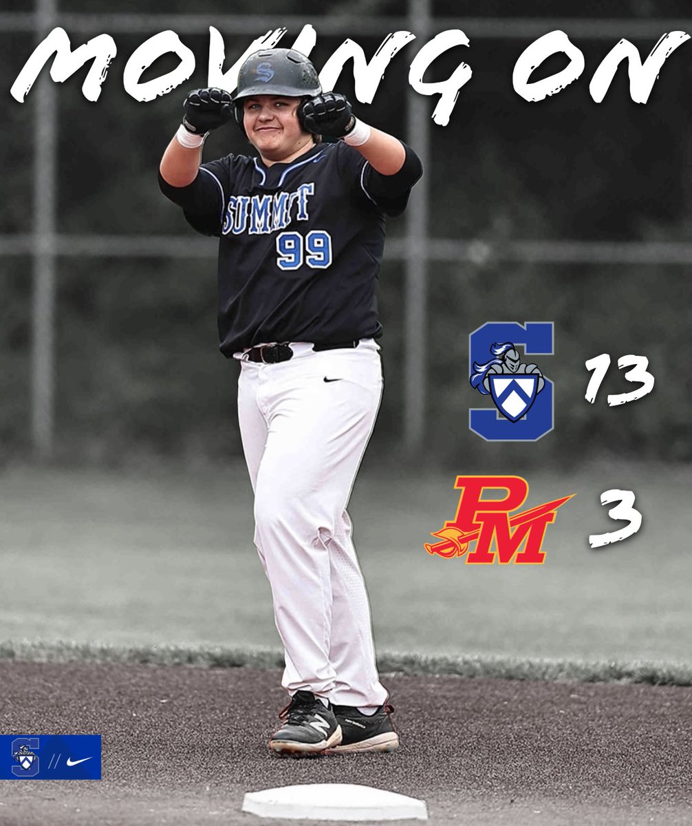 Summit Athletics (@scdathletics) on Twitter photo ๐๐๐๐๐๐ ๐๐๐๐๐๐๐๐โพ๏ธ
Summit takes care of business in five innings versus Purcell Marian and will advance to Fridayโs District Championship!
<a href="/SummitBaseball2/">Summit Baseball 2024-25</a> | #GoKnightsโ๏ธ ๐๐๐๐๐๐ ๐๐๐๐๐๐๐๐โพ๏ธ
Summit takes care of business in five innings versus Purcell Marian and will advance to Fridayโs District Championship!
<a href="/SummitBaseball2/">Summit Baseball 2024-25</a> | #GoKnightsโ๏ธ
