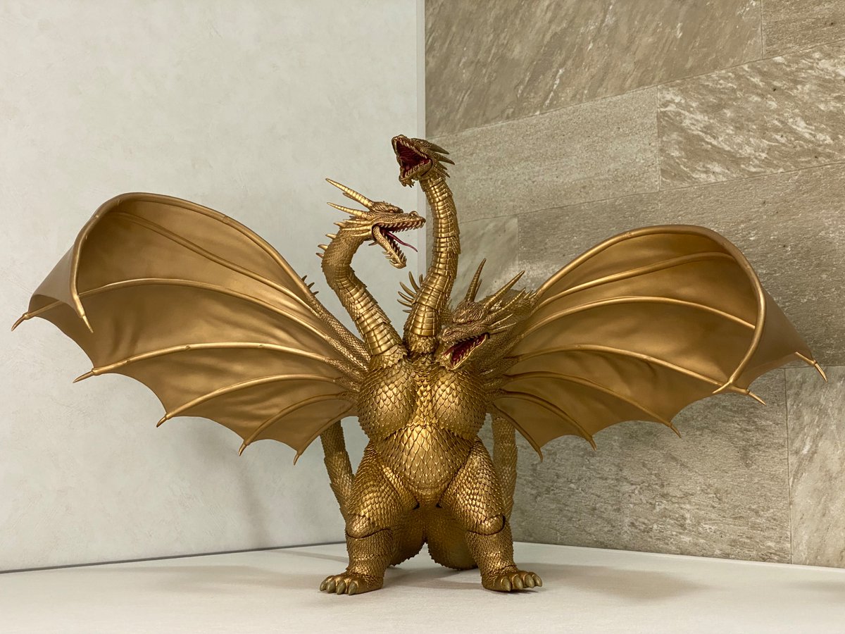 HIYA TOYS より キングギドラ(1991) 造形、塗装、可動、全てにおいて