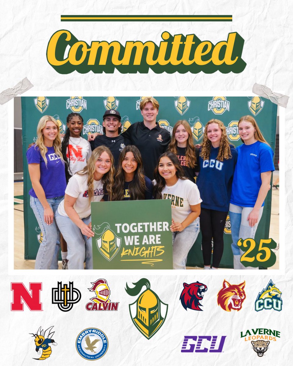 Congratulations to the class of 2025! We look forward to cheering you on at the next level! #AlumKnight