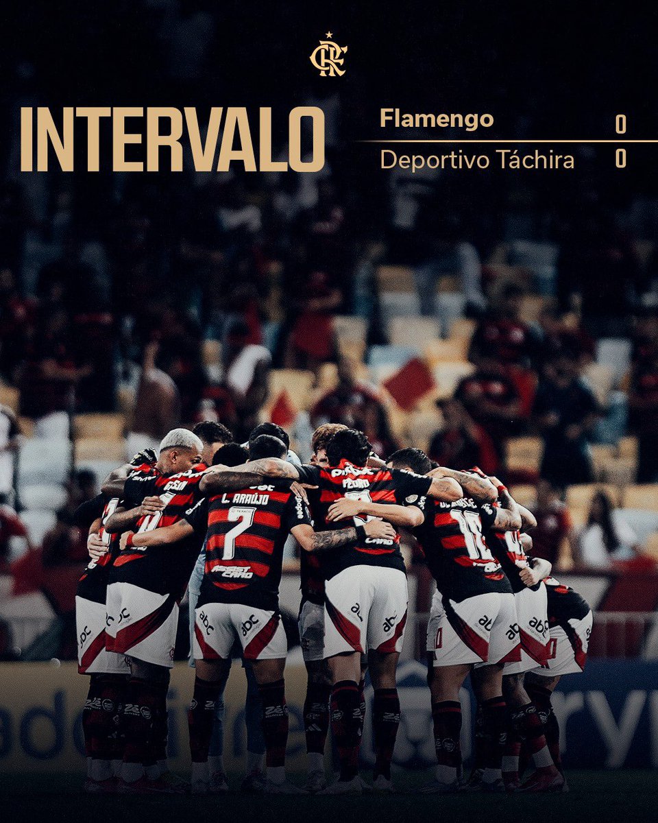 Flamengo_es's tweet image. Final de la primera parte.