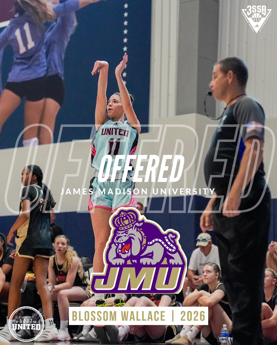 Lady Phenom United (@united_phenom) on Twitter photo Congrats to our 2026 Wing <a href="/blossomwallace_/">Blossom Wallace</a> on the offer from <a href="/JMUWBasketball/">JMU Women's Basketball</a> <a href="/3SSBGCircuit/">3Stripes Select Basketball Girls Circuit</a> Congrats to our 2026 Wing <a href="/blossomwallace_/">Blossom Wallace</a> on the offer from <a href="/JMUWBasketball/">JMU Women's Basketball</a> <a href="/3SSBGCircuit/">3Stripes Select Basketball Girls Circuit</a>