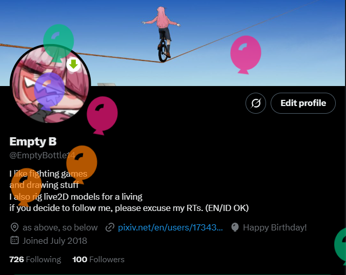 balls I mean balloons