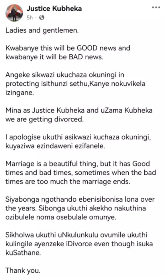 JUSTICE KUBHEKA tweet media