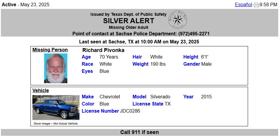 Texas Alerts tweet media