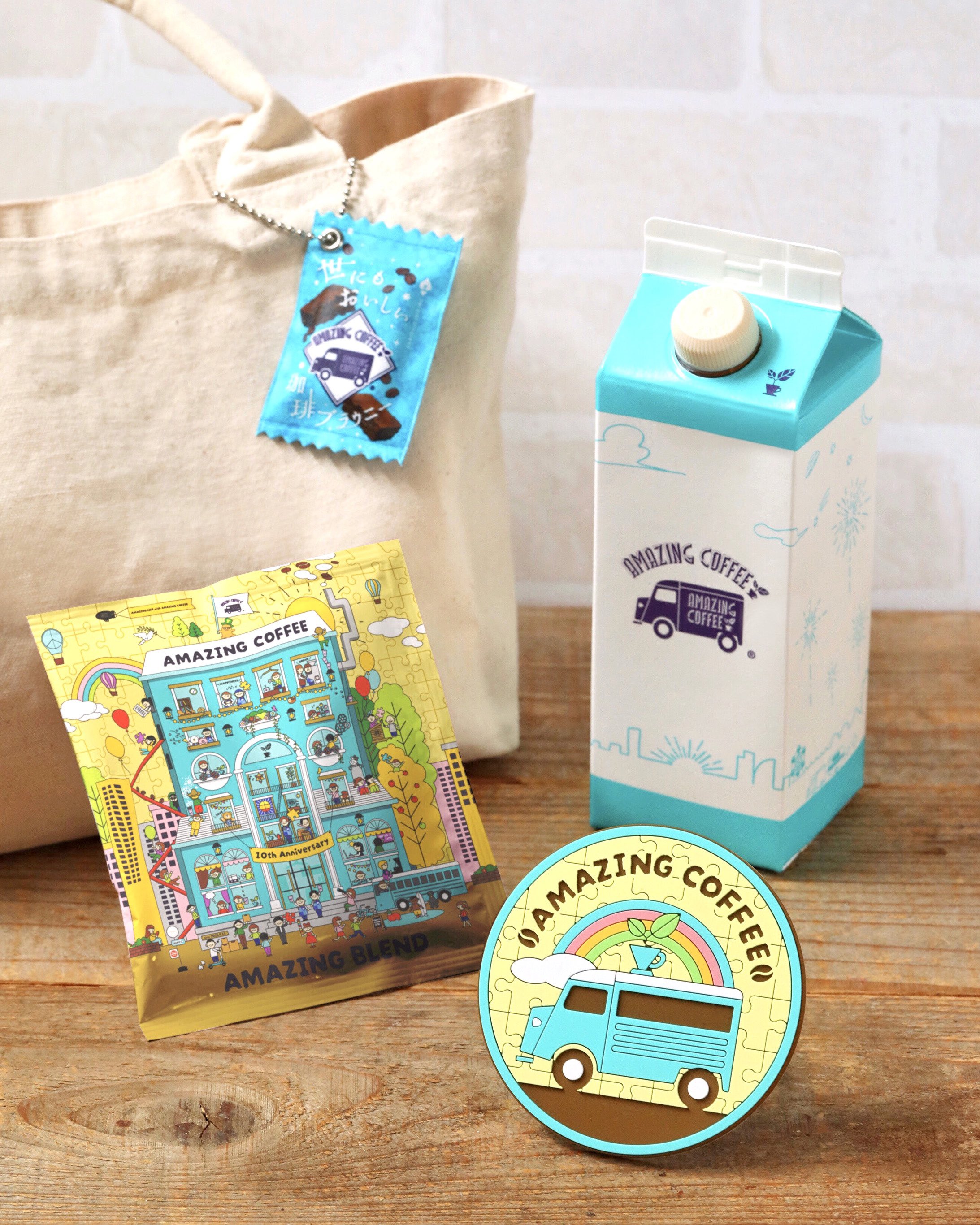 AMAZING COFFEE 10周年　ガチャ　缶バッジ AMAZING COFFEE 10周年 ガチャ 缶バッジ アメコ - メルカリ