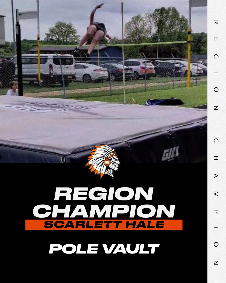 Congratulations again to these region champions from Saturday's Region 1D meet @ PH!