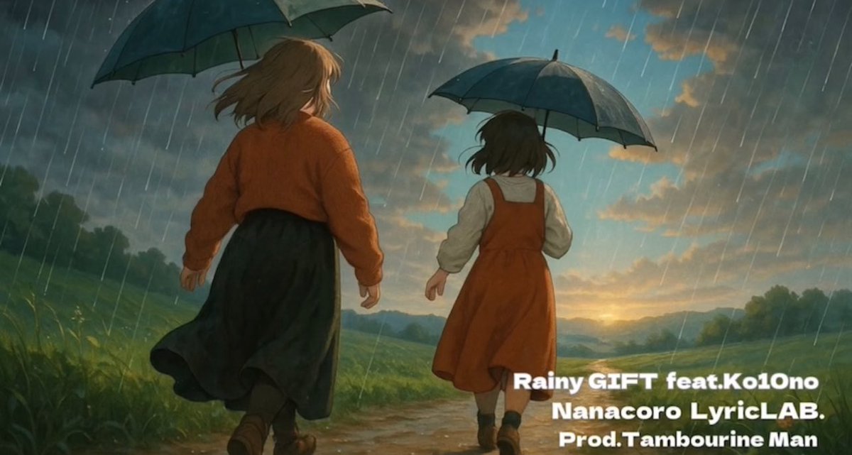 【💡新曲公開中🎙️】
Nanacoro Lyric LAB.から
新曲のお知らせです😆✨

「Rainy GIFT feat.Ko10no☔️🎁」

新メンバーも加入し
厚みの増した曲となっています✨✨✨

↓↓YouTubeで公開中↓↓

youtu.be/JfzbRejcYMw?si…

ご視聴よろしくお願いします🎧

#ななころ取手  #韻踏むし福祉 #rap #ラップ
