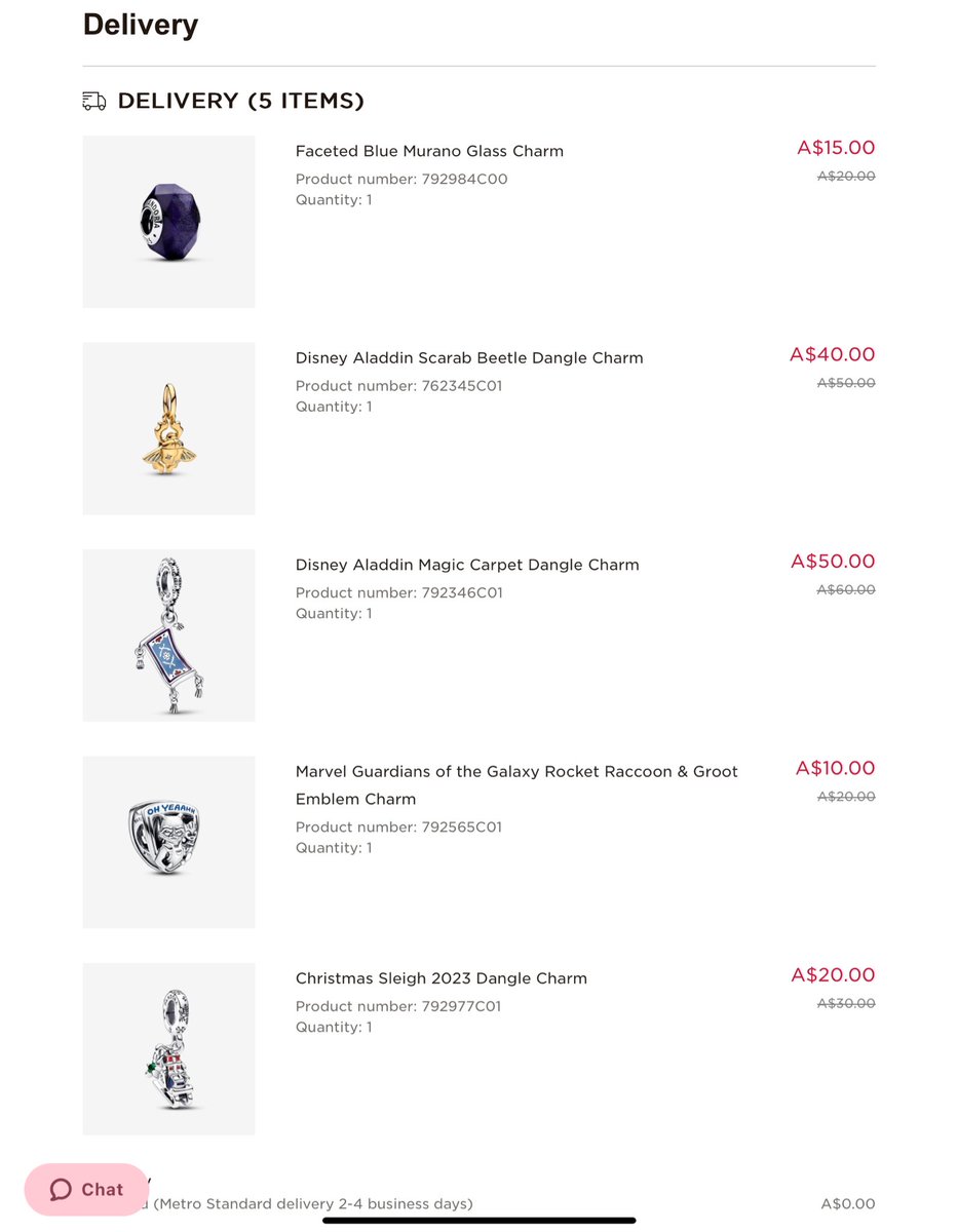 100% nailed this Pandora sale, 5 charms for $135 most of them licensed.