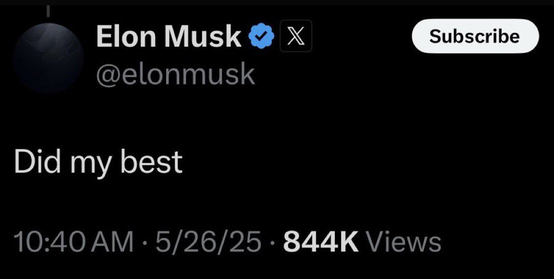 Shunned by Democrats. 

Demonized by liberals. 

…and finally blocked by the GOP.

He didn’t care. 

He tried to save America anyway. 

God bless Elon Musk.