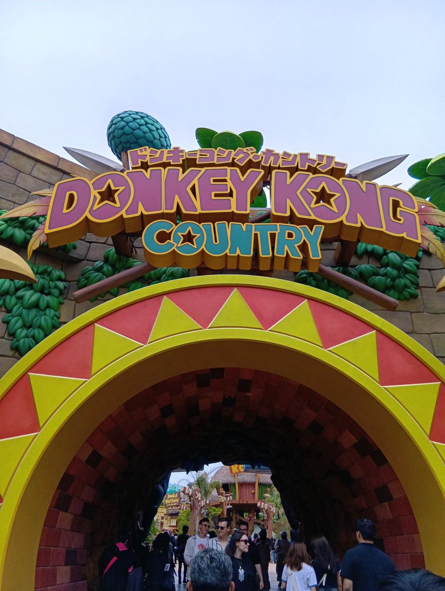 初のドンキーコングエリア入場🍌