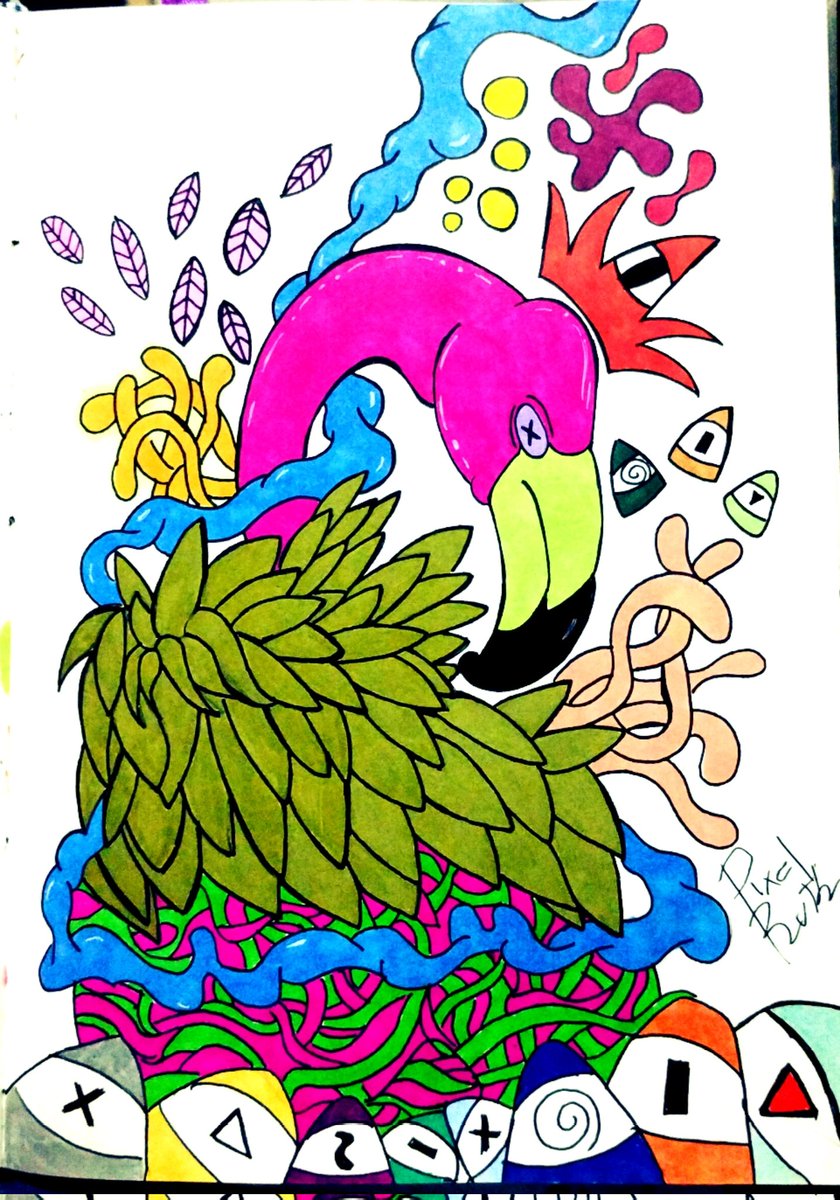SrMalteadaVT's tweet photo. Shine flamingo #paint #painting #urban #art #traditional #traditionalart #newtraditional #flamingo #streetart #street #copic #marker #animal #ilustration #drawing #draw https://t.co/wgCU69Ydna