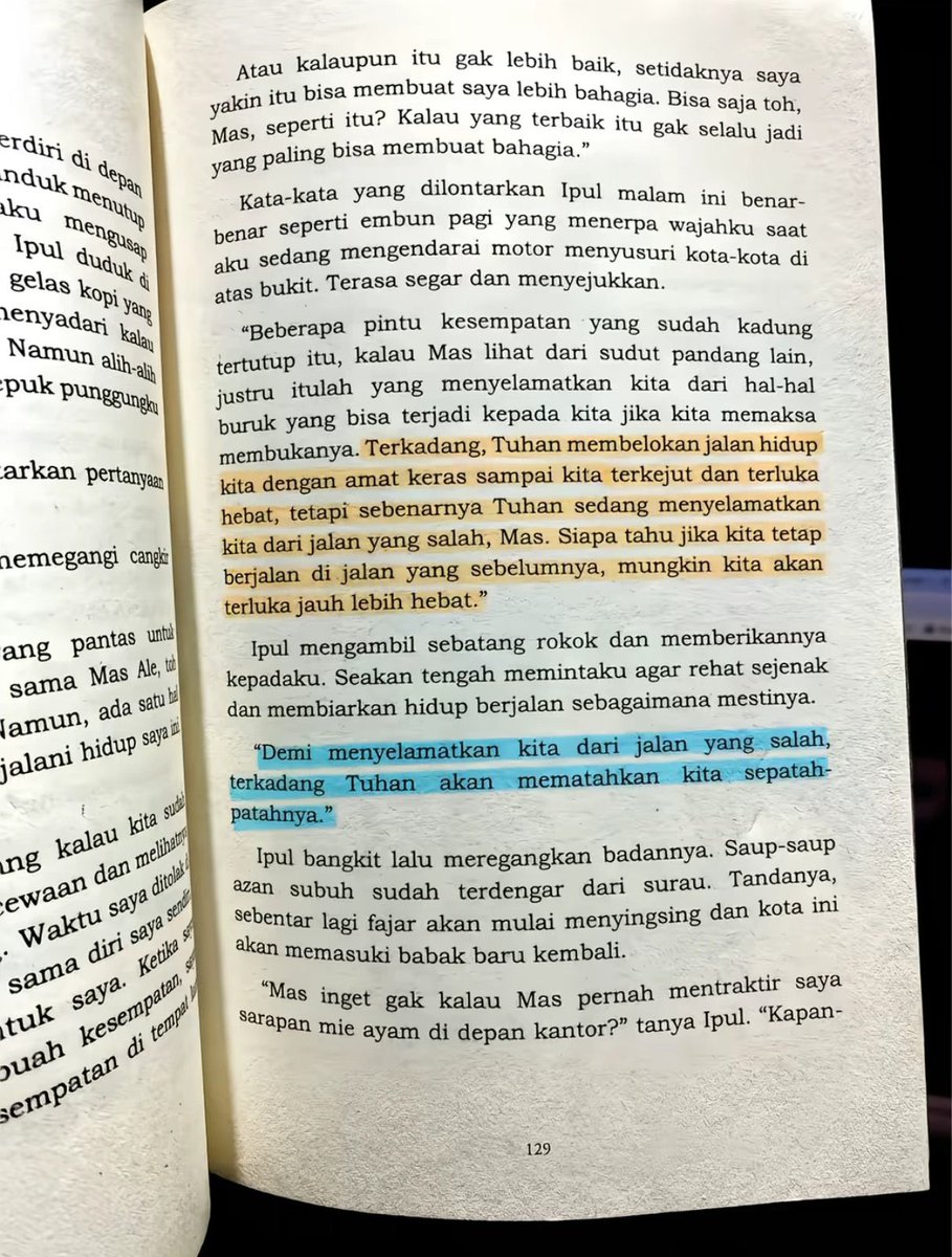 Quotes di buku ini yg kalian kirim ke aku kmarin sangat kena dengan kondisiku waktu itu

Thankyou for reminding me🫶