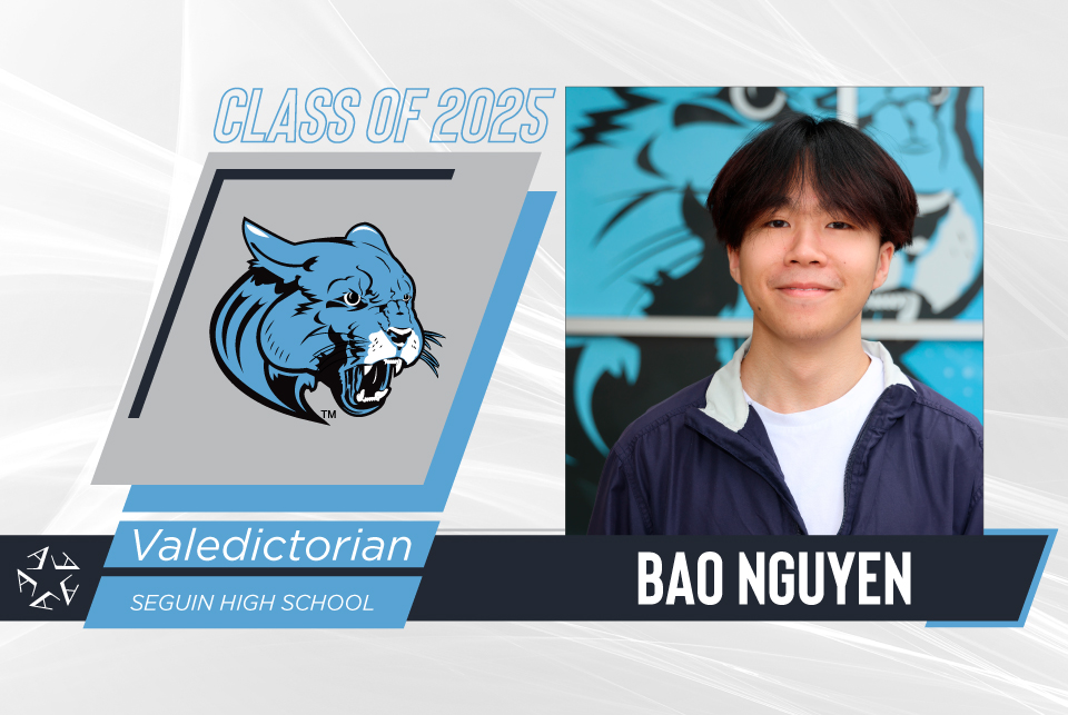 Arlington ISD (@arlingtonisd) on Twitter photo 🎓 Congrats to Bao Nguyen, <a href="/JuanSeguinHS/">Juan Seguin HS</a>’s #ClassOf2025 Valedictorian! He’s off to <a href="/UTArlington/">The University of Texas at Arlington</a> to study computer science and encourages students to “be yourself and don’t be afraid to take risks.”
🩵🤍Read more: aisd.net/district-news/…. #SeguinNation #ArlingtonISD 🎓 Congrats to Bao Nguyen, <a href="/JuanSeguinHS/">Juan Seguin HS</a>’s #ClassOf2025 Valedictorian! He’s off to <a href="/UTArlington/">The University of Texas at Arlington</a> to study computer science and encourages students to “be yourself and don’t be afraid to take risks.”
🩵🤍Read more: aisd.net/district-news/…. #SeguinNation #ArlingtonISD