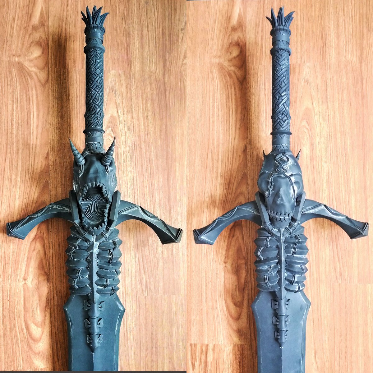 zeki_senpai's tweet photo. Rebellion WIP

Since #punishinggrayraven having a collab with #DevilMayCry5, and since I already made Devil Sword Dante, this time, I made the Rebellion instead!

I mixed elements from the Rebellion of DMC 3,4, and 5 to make this one and will make the Damascus pattern later on! https://t.co/VgyeKQIJmW