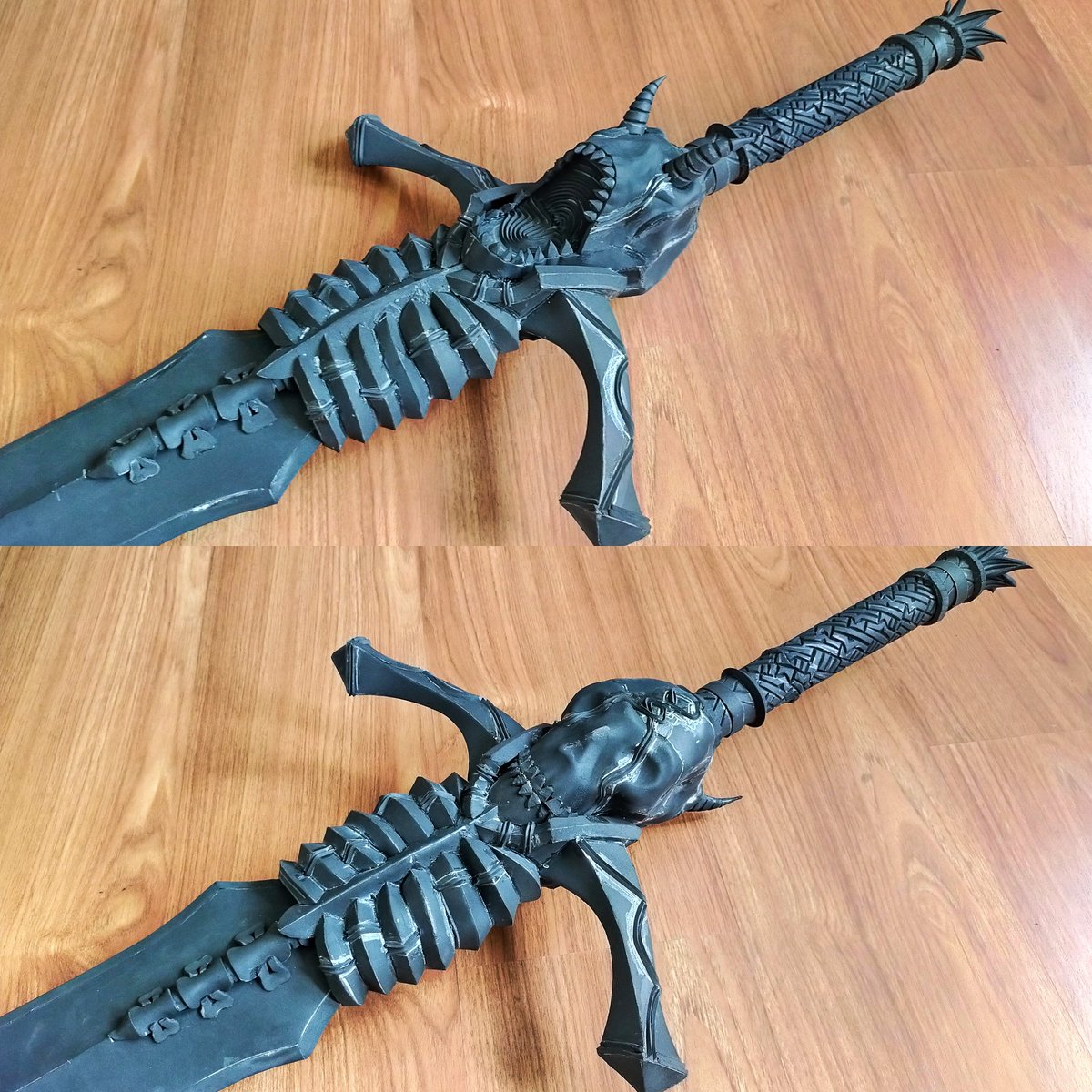 zeki_senpai's tweet photo. Rebellion WIP

Since #punishinggrayraven having a collab with #DevilMayCry5, and since I already made Devil Sword Dante, this time, I made the Rebellion instead!

I mixed elements from the Rebellion of DMC 3,4, and 5 to make this one and will make the Damascus pattern later on! https://t.co/VgyeKQIJmW