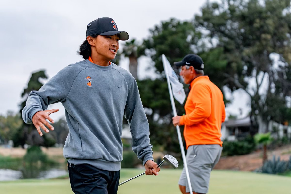 Oklahoma State Golf wins its 12th Championship. Bringing the Universities total to 54. 🏆 

#GoPokes