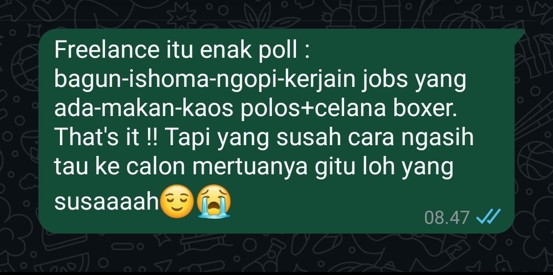 AlditiyaNiko's tweet photo. Betul apa betul guys ??
Apalagi kalau income nya USD☺️🔥
#traderforex #btc #freelance #desaingrafis https://t.co/V3dNLisXLP